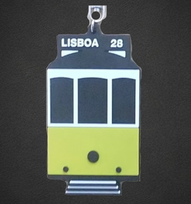 Porta-chaves PVC soft elétrico Lisboa 28